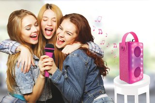 LEXIBOOK altavoz bluetooth luz micrófono rosa