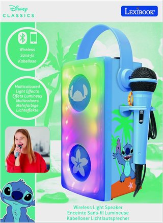 Lexibook Disney Stitch altavoz bluetooth luz