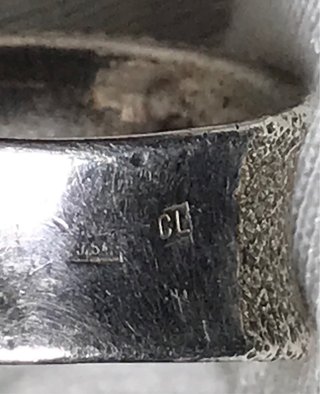Anello in Argento Sterling Testurizzato Grande + Regalo