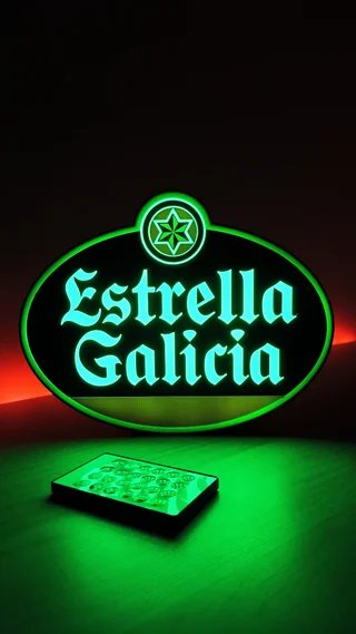 Luminoso LED Estrella Galicia
