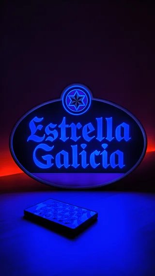 Luminoso LED Estrella Galicia