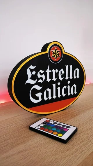 Luminoso LED Estrella Galicia