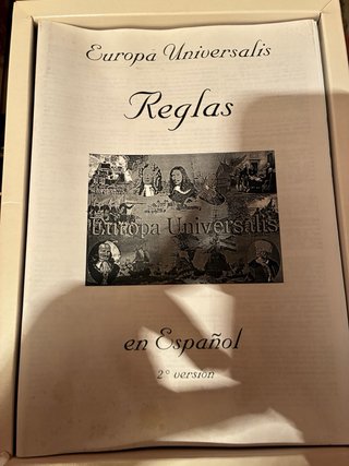Europa Universalis AWE 1993 Nuevo Sin Usar Complet