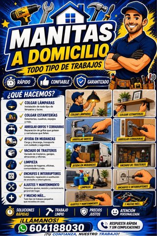 Manitas exprés . Hago todo tipo de trabajos