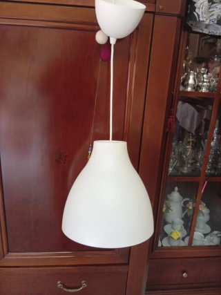 Lámpara moderna blanca dormitorio cocina etc nueva