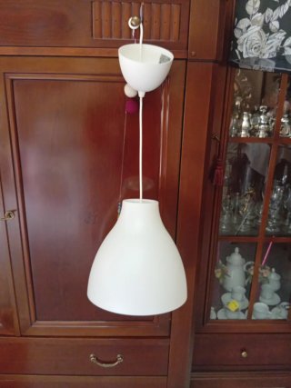 Lámpara moderna blanca dormitorio cocina etc nueva
