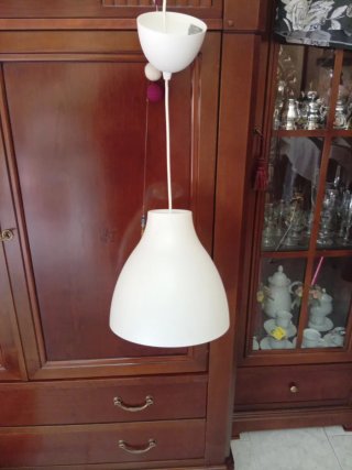 Lámpara moderna blanca dormitorio cocina etc nueva