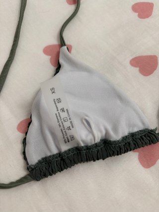 Top bikini Shein verde