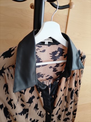 Abito Koralline Beige/Nero Tg 44 - Manca Bottone