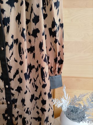 Abito Koralline Beige/Nero Tg 44 - Manca Bottone