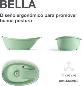 OKBABY bañera bebé con soporte plegable