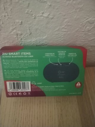 Altavoz Bluetooth Ziu Loop 5W Negro