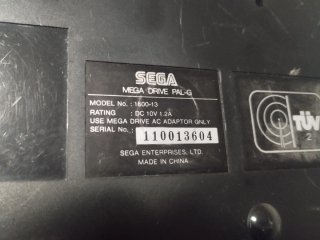 Sega Mega Drive 50/60 Hz