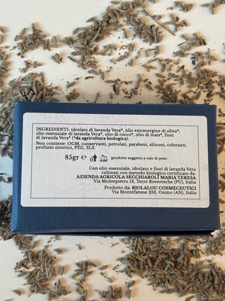 Sapone Lavanda Biologico Naturale