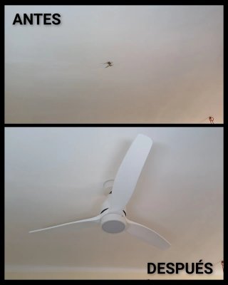 ELECTRICISTA INSTALADOR DE VENTILADORES DE TECHO