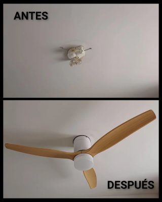 ELECTRICISTA INSTALADOR DE VENTILADORES DE TECHO