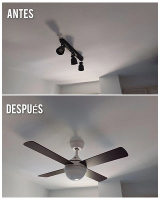 ELECTRICISTA INSTALADOR DE VENTILADORES DE TECHO