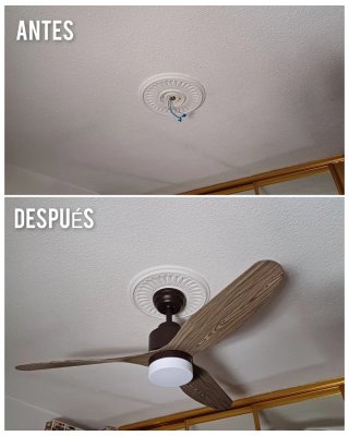 ELECTRICISTA INSTALADOR DE VENTILADORES DE TECHO