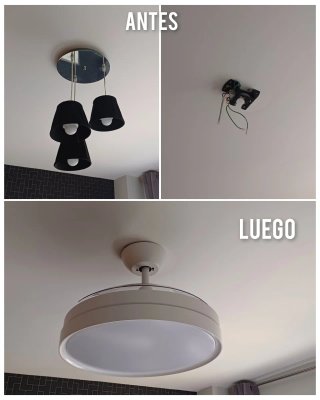 ELECTRICISTA INSTALADOR DE VENTILADORES DE TECHO