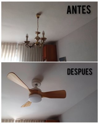 ELECTRICISTA INSTALADOR DE VENTILADORES DE TECHO