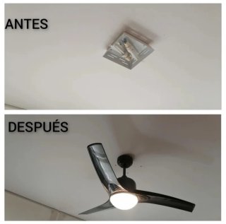 ELECTRICISTA INSTALADOR DE VENTILADORES DE TECHO