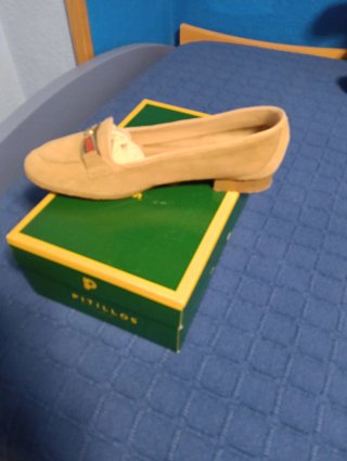 Zapatos Pitillos Mujer Beige
