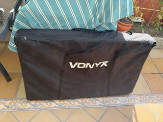 Cabina DJ Vonyx Plegable Paneles Blancos
