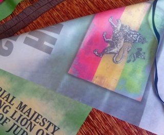 Tapiz Pared Haile Selassie Rastafari Reggae Rasta