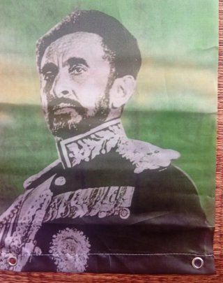 Tapiz Pared Haile Selassie Rastafari Reggae Rasta