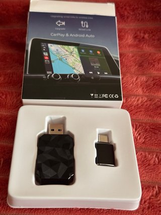 Adaptador CarPlay Auto Inalámbrico. Nuevo.