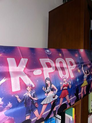 Decoración K-pop Globos Estrellas y Nota Musical