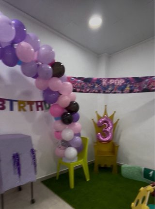 Decoración K-pop Globos Estrellas y Nota Musical