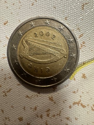 Moneda 2€ Irlanda 2002 Arpa