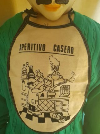 Babero divertido Aperitivo Casero