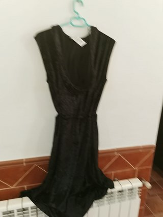 Traje Medieval Mujer XL Negro/Rojo