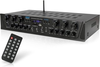- Pyle amplificador audio bluetooth 4 canales