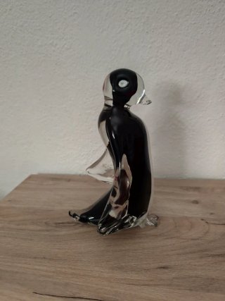 Pingüino Cristal Murano
