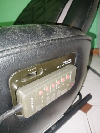 Sillón de Masaje Cuero Negro