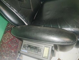Sillón de Masaje Cuero Negro