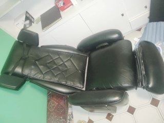 Sillón de Masaje Cuero Negro