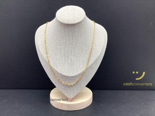 cadena oro 18k 29cm