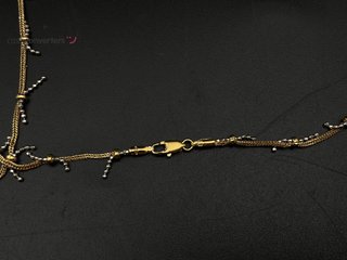cadena oro 18k 22cm