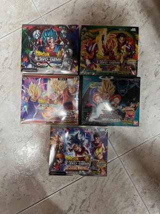 Cajas Dragon Ball Card Game (5 unidades)
