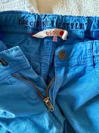 Pack 2 Bermudas Niño Blanco y Azul
