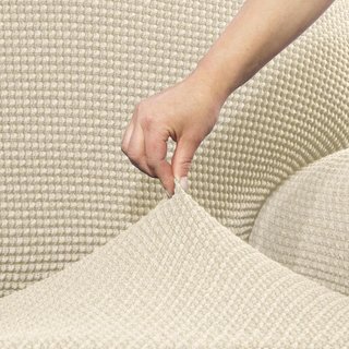 Funda sofá ajustable super elástica beige