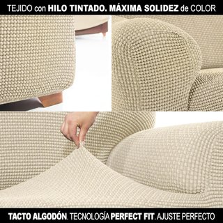 Funda sofá ajustable super elástica beige