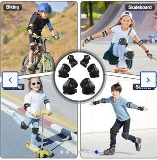 Protecciones Patinaje Niños 3-10 Años