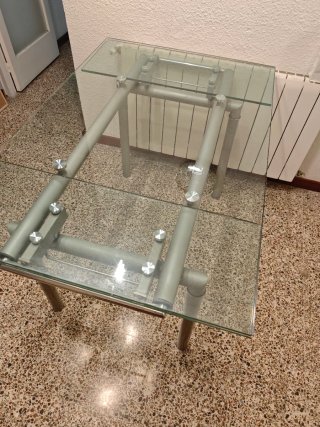 Mesa de Comedor de cristal