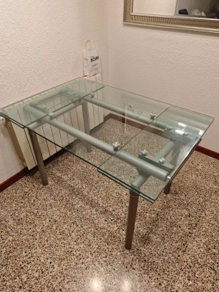 Mesa de Comedor de cristal