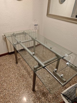 Mesa de Comedor de cristal